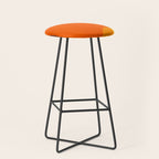 Vibrant Modern Color Block Abstract Rainbow Art Stool Gallery Image 1