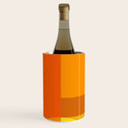 Vibrant Modern Color Block Abstract Rainbow Art Wine Chiller Gallery Image 3