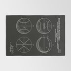 Basketball Patent - Black Rug Gallery Image 2
