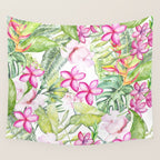 Tropical Garden 2 Wall Tapestry Gallery Image 4