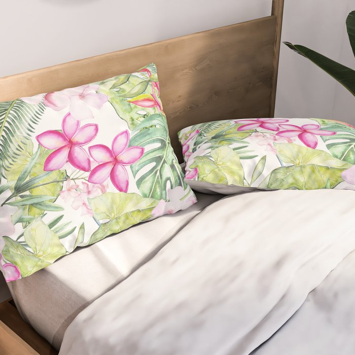 Tropical Garden 2 Pillow Sham Gallery Image 2