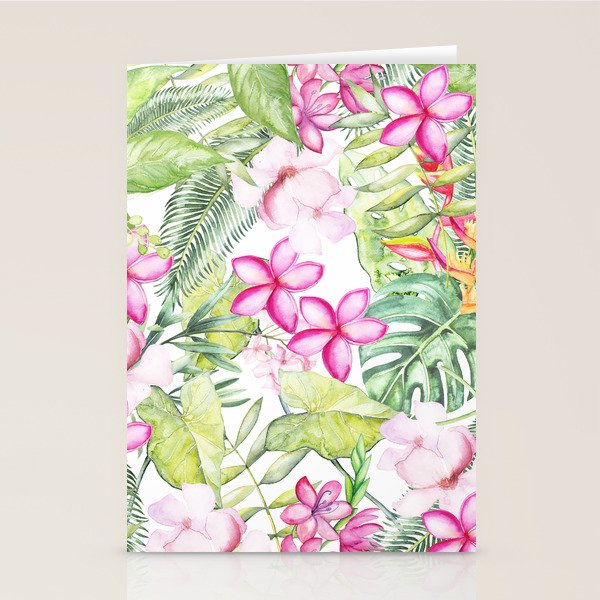 Tropical Garden 2 Stationery Card Gallery Image 1