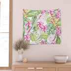 Tropical Garden 2 Wall Tapestry Gallery Image 2