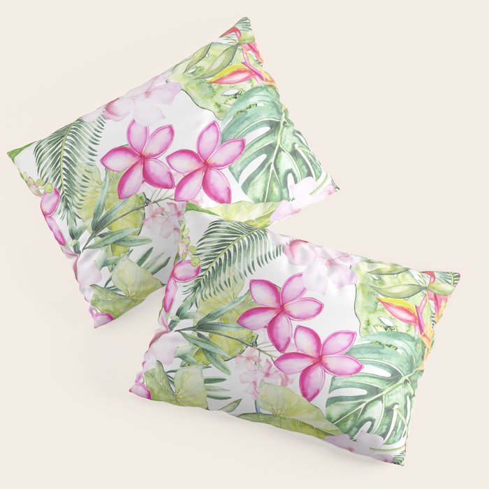 Tropical Garden 2 Pillow Sham Gallery Image 3