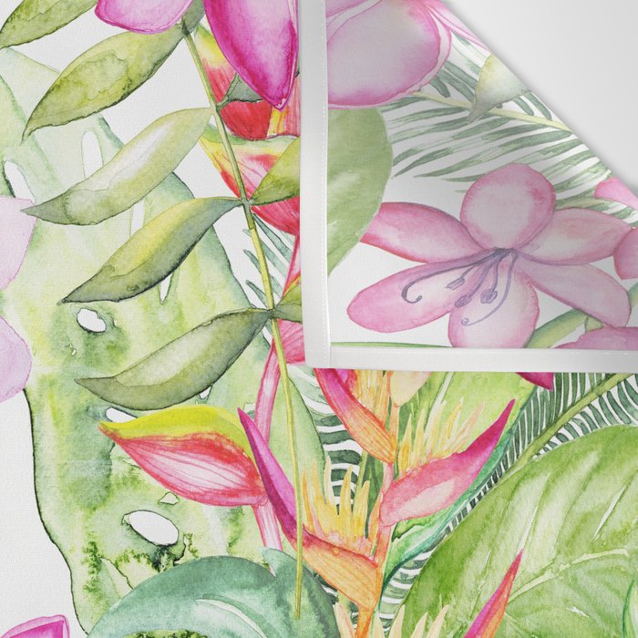 Tropical Garden 2 Wall Tapestry Gallery Image 3