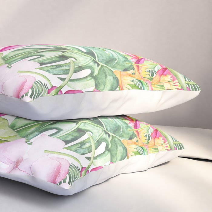 Tropical Garden 2 Pillow Sham Gallery Image 3
