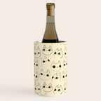 Cute Kawaii Cat Face Doodle Sketch Drawings Wine Chiller Gallery Image 2