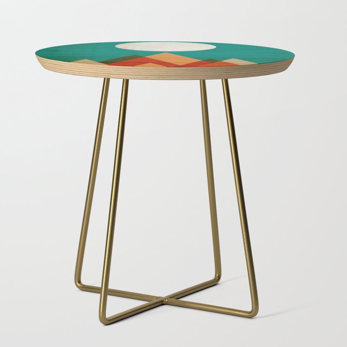 Full moon over Sahara desert Side Table Gallery Image 1
