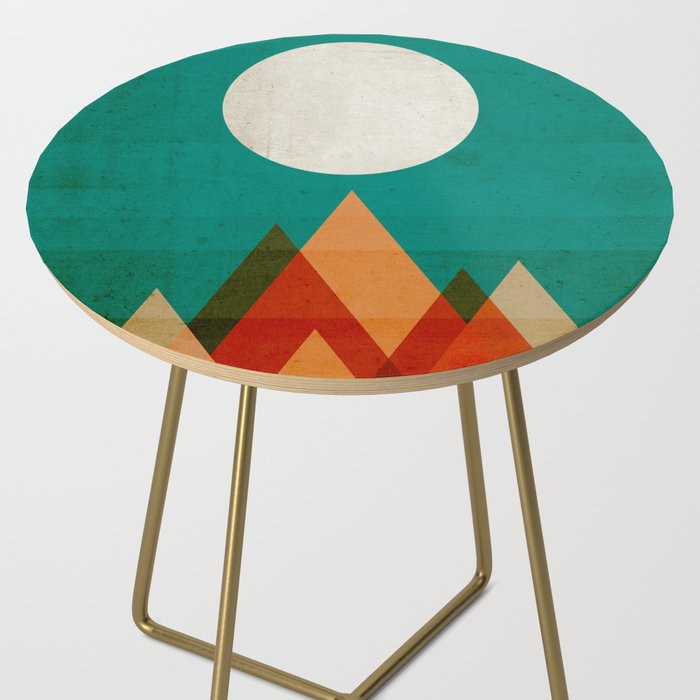 Full moon over Sahara desert Side Table Gallery Image 2