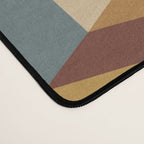 Cuboid Mid Century Abstract Shapes Pattern VI Desk Mat Gallery Image 4