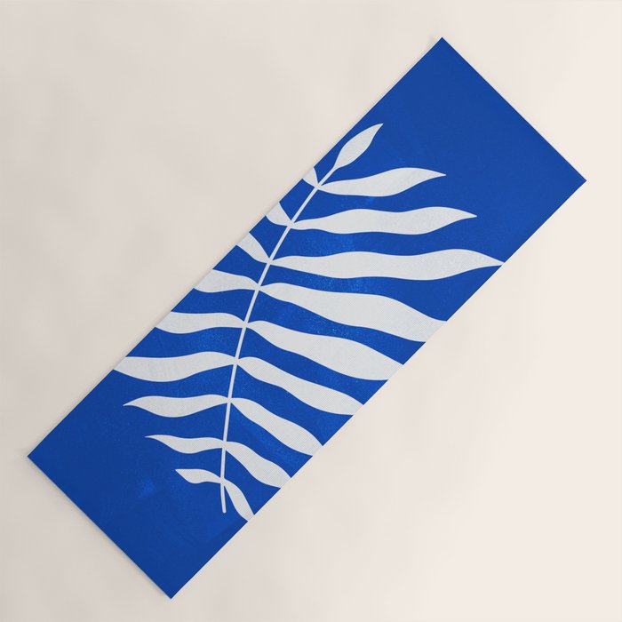Wild Ferns: Persian Blue Edition Yoga Mat Gallery Image 1