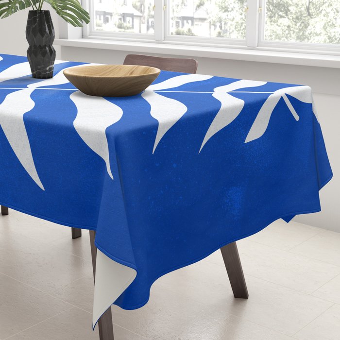 Wild Ferns: Persian Blue Edition Tablecloth Gallery Image 3