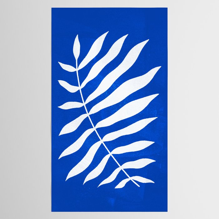 Wild Ferns: Persian Blue Edition Tablecloth Gallery Image 2