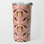 Disco Platforms - Blush & White Travel Mug Gallery Image 2