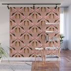 Disco Platforms - Blush & White Wall Mural Gallery Image 1