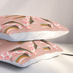 Disco Platforms - Blush & White Pillow Sham Gallery Image 3