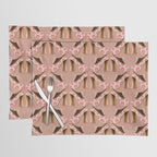 Disco Platforms - Blush & White Placemat Gallery Image 1
