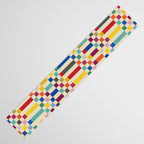 Modern Playful Checkered Abstract Table Runner Gallery Image 3
