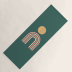 Mid century modern - green Yoga Mat Gallery Image 1