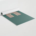 Mid century modern - green Yoga Mat Gallery Image 2
