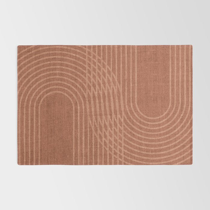 Rainbow Arches in Terracotta Rug Gallery Image 2