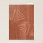 Rainbow Arches in Terracotta Stationery Card Gallery Image 2