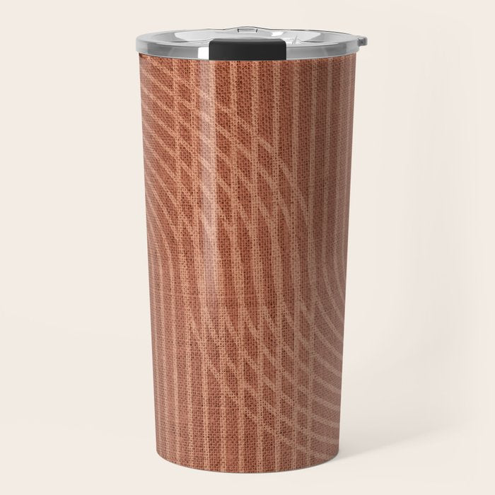 Rainbow Arches in Terracotta Travel Mug Gallery Image 1