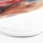 Cardinal Birds Couple Bath Mat Gallery Image 3