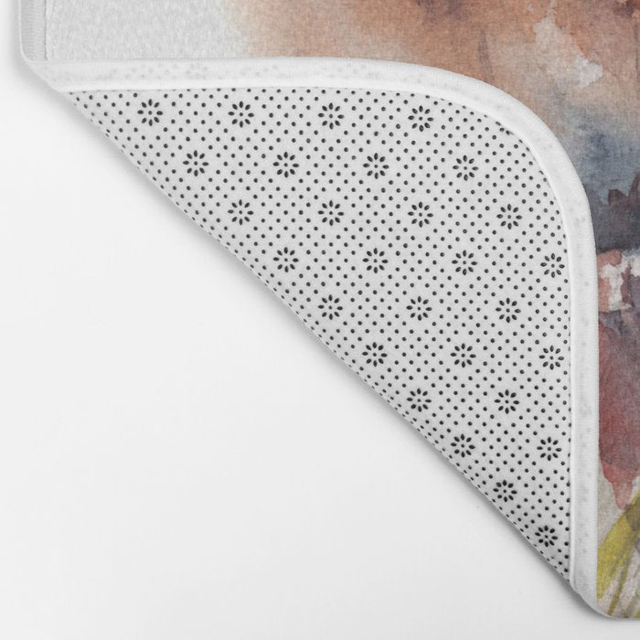 Cardinal Birds Couple Bath Mat Gallery Image 2