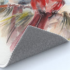 Cardinal Birds Couple Rug Gallery Image 4