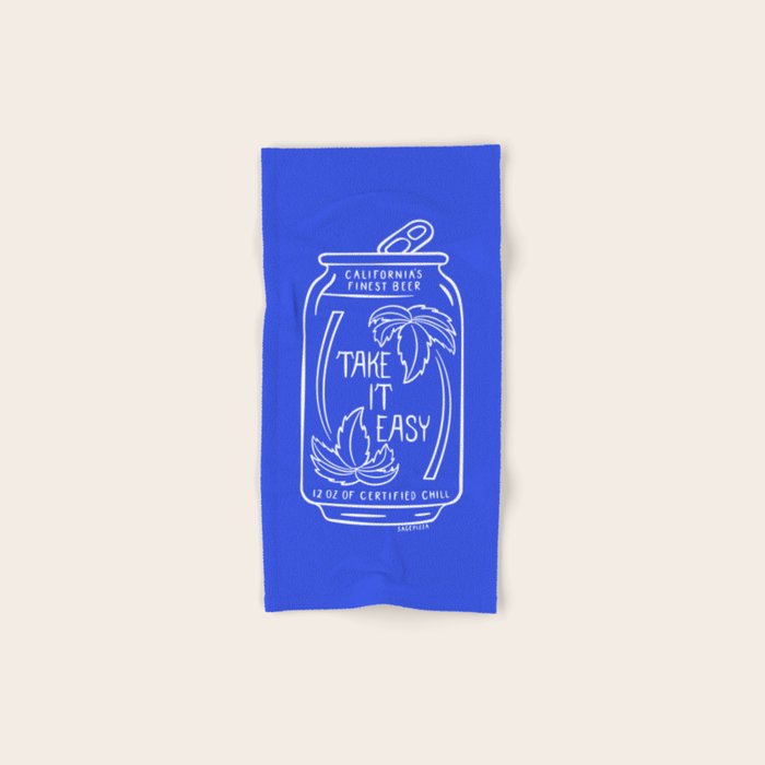 TAKE IT EASY BEER Bath Towel Gallery Image 1