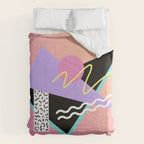 Memphis pattern 95 - 80s / 90s Retro Comforter Gallery Image 6