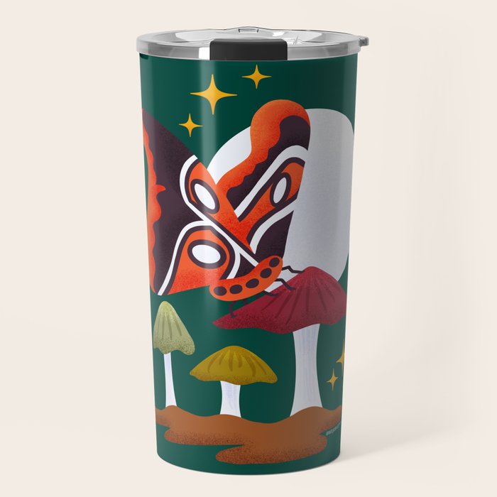 Moth - Crepuscular Critters Travel Mug Gallery Image 1