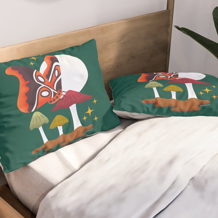 Moth - Crepuscular Critters Pillow Sham Gallery Image 2