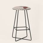 Christmas Stocking Brown And Red Stool Gallery Image 1