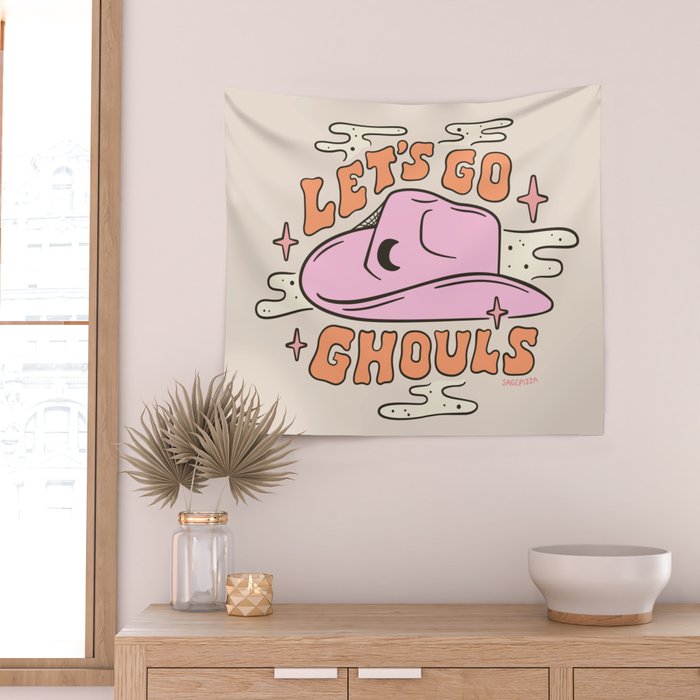 LET'S GO GHOULS Wall Tapestry Gallery Image 2