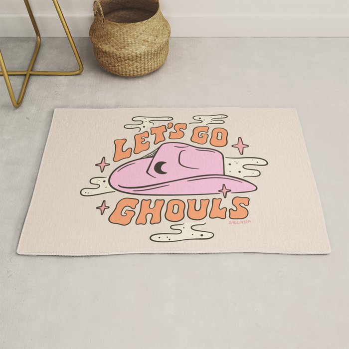 LET'S GO GHOULS Rug Gallery Image 1