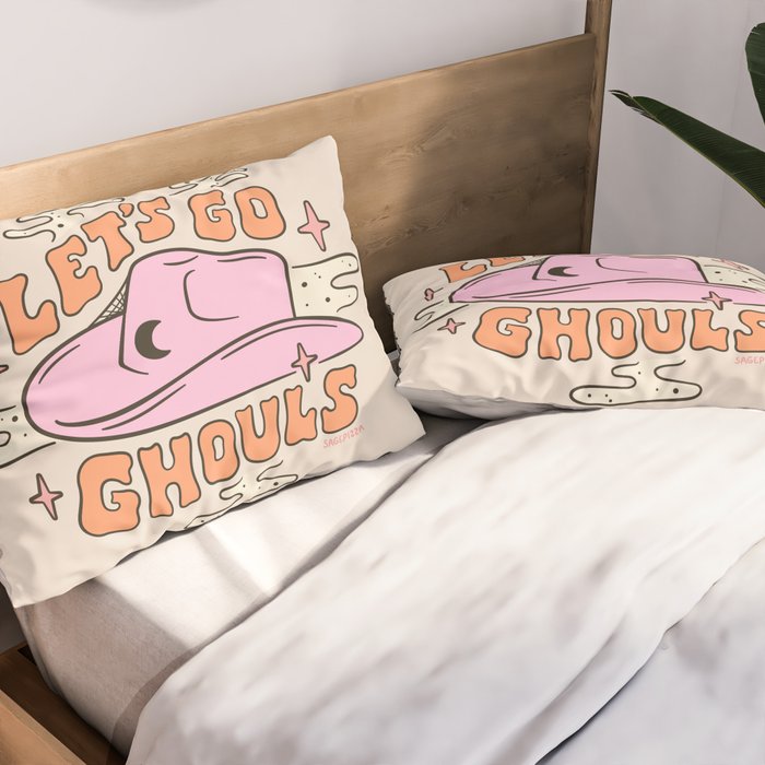 LET'S GO GHOULS Pillow Sham Gallery Image 2