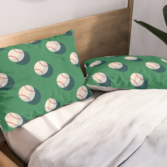 BALLS Baseball - pattern Pillow Sham Gallery Image 2