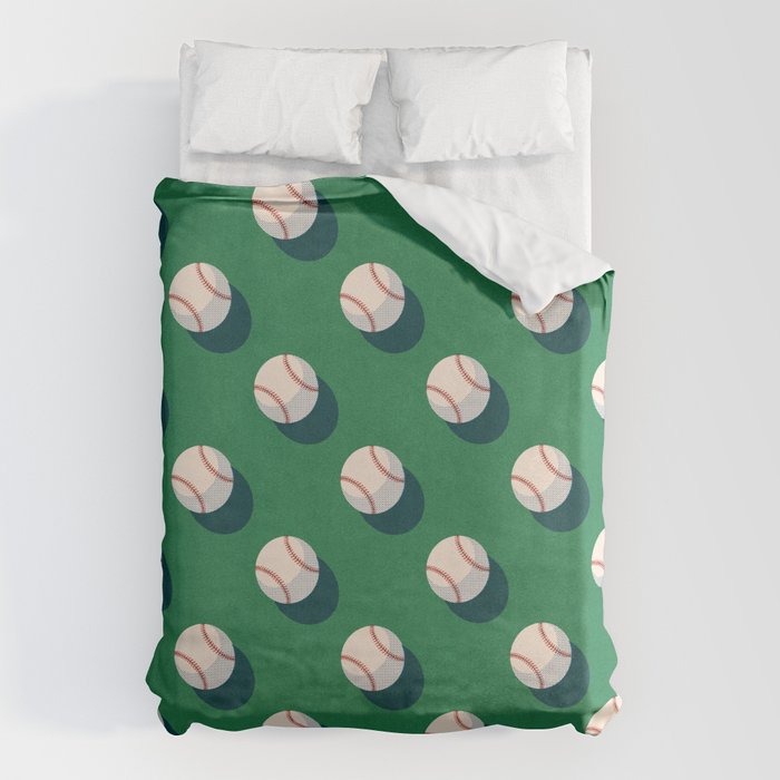 BALLS Baseball - pattern Duvet Cover Gallery Image 6