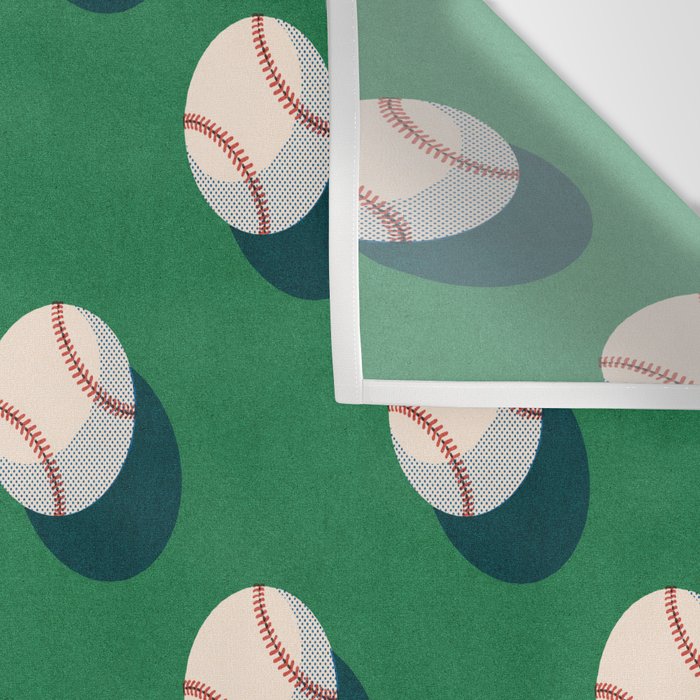 BALLS Baseball - pattern Wall Tapestry Gallery Image 3