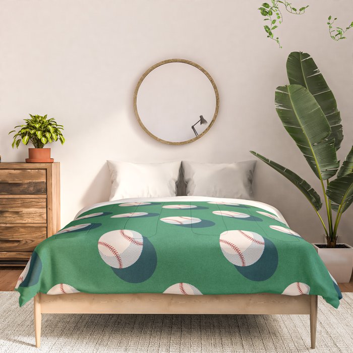 BALLS Baseball - pattern Comforter Gallery Image 3