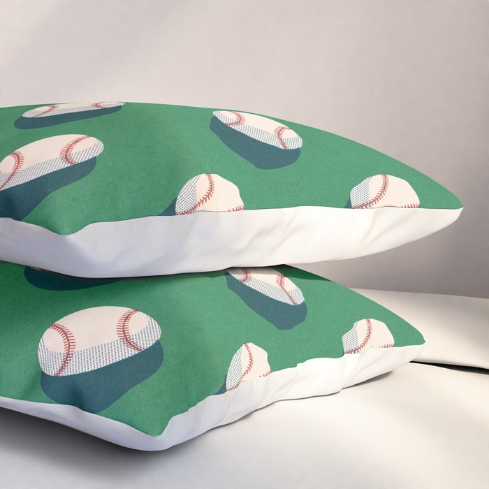 BALLS Baseball - pattern Pillow Sham Gallery Image 3
