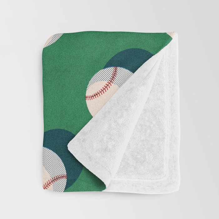 BALLS Baseball - pattern Throw Blanket Gallery Image 3