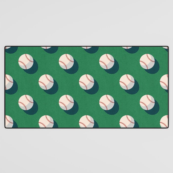 BALLS Baseball - pattern Desk Mat Gallery Image 3