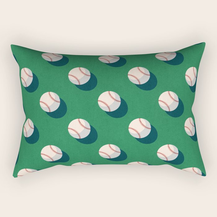 BALLS Baseball - pattern Rectangular Pillow Gallery Image 2