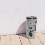 Mid Century Meow Atomic Cats on Cool Gray ©studioxtine Travel Mug Gallery Image 4