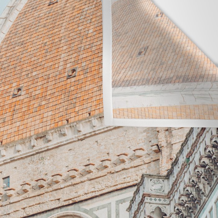 Il Duomo Details - Florence Italy Architecture, Travel Photography Wall Tapestry Gallery Image 3