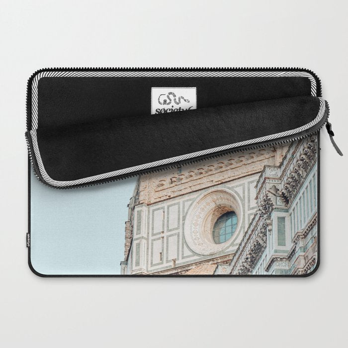 Il Duomo Details - Florence Italy Architecture, Travel Photography Laptop Sleeve Gallery Image 2