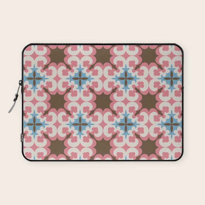 Retro Floral Luxe Revival Laptop Sleeve Gallery Image 1